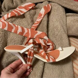 Nine West heels with ankle lace